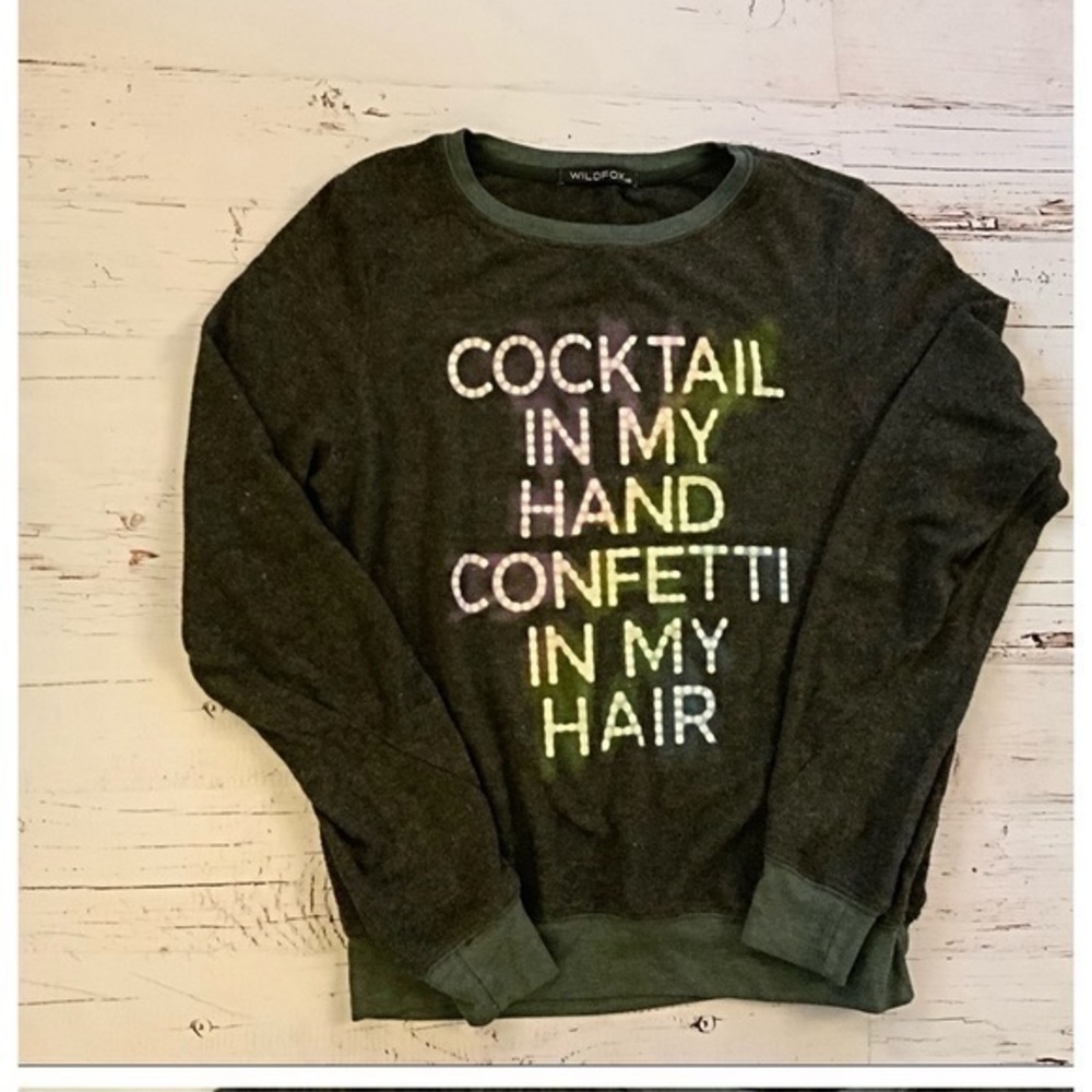 Wildfox pull over sweatshirt